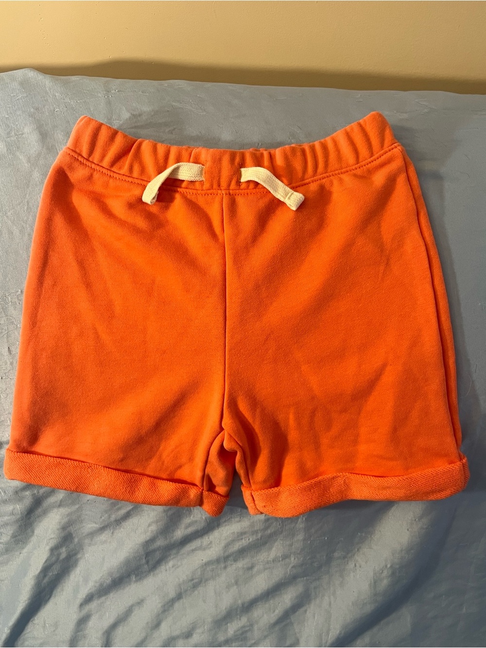 The Children's Place Bright Orange Pull-On Fleece Shorts